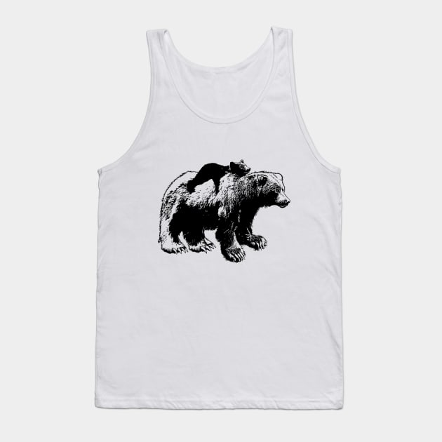 bear mother cub Tank Top by ThyShirtProject - Affiliate